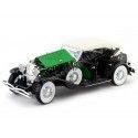 Cochesdemetal.es 1934 Duesenberg Phaeton Cabrio Verde / Negro 1:18 Modèles de signature 18110