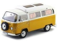 1967 Volkwagen T2a Campingbus Naranja-Beige 1:18 Schuco 450018700