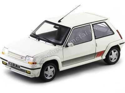Carsdemetal.es 1989 Renault R5 Supercinco GT Turbo Fase II Panda Branco 1:18 Norev 185206