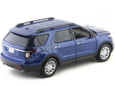 Cochesdemetal.es 2015 Ford Explorer Azul 1:18 Motor Max 73186 2
