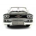 Cochesdemetal.es 1958 Chevrolet Impala Black Roadster métallique 1:18 Motor Max 73112