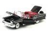 Cochesdemetal.es 1958 Chevrolet Impala Black Roadster métallique 1:18 Motor Max 73112