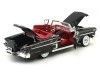 Cochesdemetal.es 1958 Chevrolet Impala Black Roadster métallique 1:18 Motor Max 73112