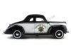 Cochesdemetal.es 1940 Ford Deluxe Police "Highway Patrol" 1:18 Motor Max 73108