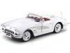 Cochesdemetal.es 1958 Chevrolet Corvette conversível Blanco 1:18 Motor Max 73109