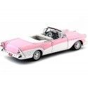 Carsdemetal.es 1957 Buick Roadmaster Rosa-Blanco 1:18 Motor Max 73152