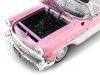 Carsdemetal.es 1957 Buick Roadmaster Rosa-Blanco 1:18 Motor Max 73152