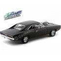 Cochesdemetal.es 1970 Doms Dodge Charger "Fast and Furious" Negro 1:18 Greenlight Collectibles 19027