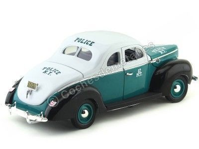 1940 Ford Deluxe Cupe Police NYPD 1:18 Greenlight 12972 Cochesdemetal.es 2