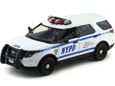 Cochesdemetal.es 2015 Ford Police Interceptor Utility NYPD 1:18 Greenlight 12973