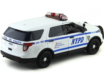 Cochesdemetal.es 2015 Ford Police Interceptor Utility NYPD 1:18 Greenlight 12973 2