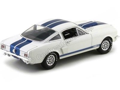 Cochesdemetal.es 1966 Ford Mustang Shelby GT350 Blanco 1:18 Shelby Collectibles 160 2