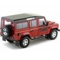 Cochesdemetal.es 1983 Land Rover Defender 110 Firenze Red Metallic 1:18 Dorlop 1810