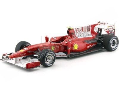 Cochesdemetal.es 2010 Ferrari F10 Fernando Alonso "Winner Baharain GP" 1:18 Hot Wheels Elite T6257