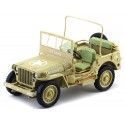 Carsdemetal.es 1943 Jeep Willys Casablanca Arense do deserto 1:18 Triple-9 1800140