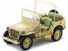 Carsdemetal.es 1943 Jeep Willys Casablanca Arense do deserto 1:18 Triple-9 1800140
