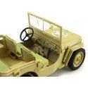 Carsdemetal.es 1943 Jeep Willys Casablanca Arense do deserto 1:18 Triple-9 1800140