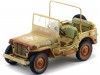 Carsdemetal.es 1943 Jeep Willys Casablanca Arense do deserto sujo 1:18 Triple-9 1800140A