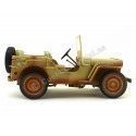 Carsdemetal.es 1943 Jeep Willys Casablanca Arense do deserto sujo 1:18 Triple-9 1800140A