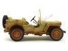 Cochesdemetal.es 1943 Jeep Willys Casablanca Arena del Desierto Sucio 1:18 Triple-9 1800140A