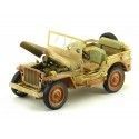 Carsdemetal.es 1943 Jeep Willys Casablanca Arense do deserto sujo 1:18 Triple-9 1800140A
