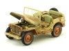 Carsdemetal.es 1943 Jeep Willys Casablanca Arense do deserto sujo 1:18 Triple-9 1800140A