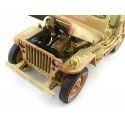 Carsdemetal.es 1943 Jeep Willys Casablanca Arense do deserto sujo 1:18 Triple-9 1800140A