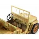 Carsdemetal.es 1943 Jeep Willys Casablanca Arense do deserto sujo 1:18 Triple-9 1800140A