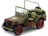 1944 Jeep Willys US Army Verde Caqui Sucio 1:18 Triple-9 1800141B