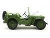 Cochesdemetal.es 1944 Jeep Willys Policía Militar Verde Caqui 1:18 Triple-9 1800142