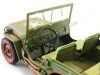 Cochesdemetal.es 1944 Jeep Willys Policía Militar Verde Caqui Sucio 1:18 Triple-9 1800142B