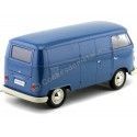 Carsdemetal.es 1963 Volkswagen T1 Microbus Painel Van Azul 1:18 Welly 18053