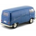 Cochesdemetal.es 1963 Volkswagen T1 Panneau microbus van Azul 1:18 Welly 18053