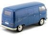 Cochesdemetal.es 1963 Volkswagen T1 Panneau microbus van Azul 1:18 Welly 18053