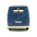 Cochesdemetal.es 1963 Volkswagen T1 Panneau microbus van Azul 1:18 Welly 18053