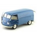 Cochesdemetal.es 1963 Volkswagen T1 Panneau microbus van Azul 1:18 Welly 18053