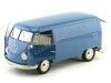 Cochesdemetal.es 1963 Volkswagen T1 Microbus Panel Van Azul 1:18 Welly 18053