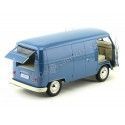 Cochesdemetal.es 1963 Volkswagen T1 Panneau microbus van Azul 1:18 Welly 18053