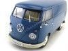 Carsdemetal.es 1963 Volkswagen T1 Microbus Painel Van Azul 1:18 Welly 18053