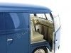 Cochesdemetal.es 1963 Volkswagen T1 Panneau microbus van Azul 1:18 Welly 18053