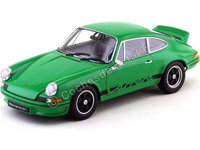 Carsdemetal.es 1973 Porsche 911 Carrera RS Verde 1:18 Welly 18044