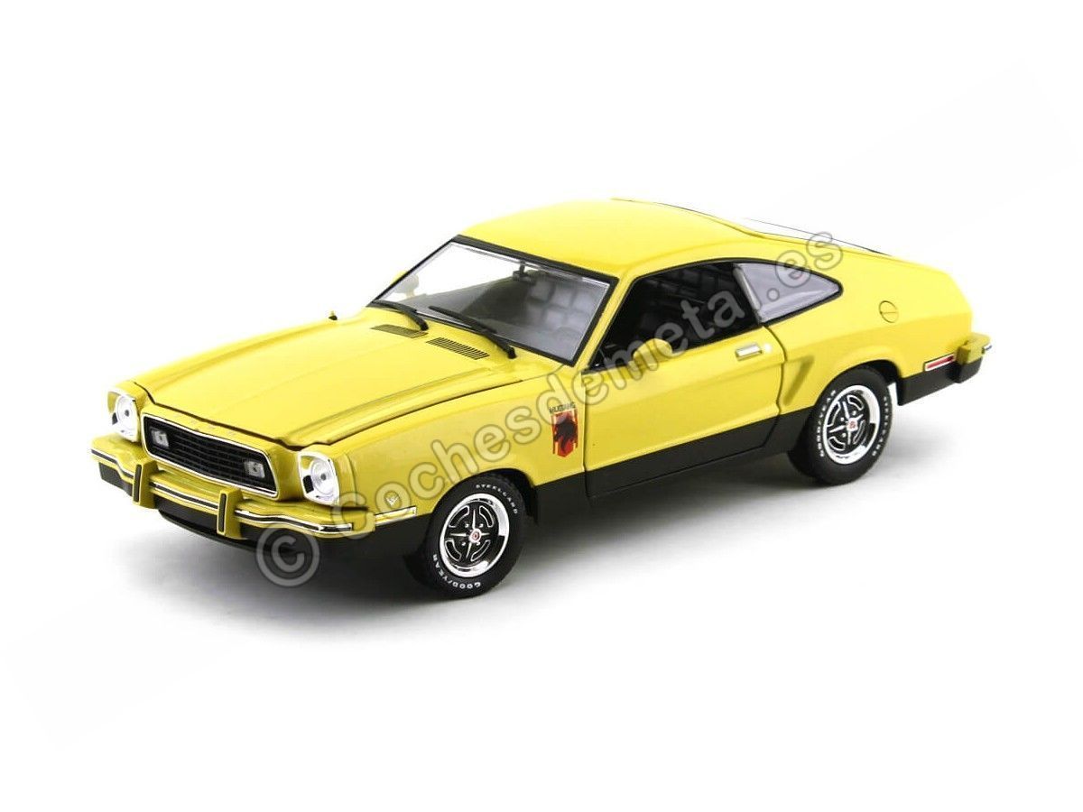 1976 Ford Mustang II Stallion Die Cast Yellow 1/18 by Greenlight 12889 for sale online 