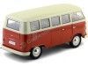 Carsdemetal.es 1963 Volkswagen T1 Classical Red/White Microbus 1:18 bem 18054