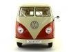 Carsdemetal.es 1963 Volkswagen T1 Classical Red/White Microbus 1:18 bem 18054