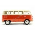 Carsdemetal.es 1963 Volkswagen T1 Classical Red/White Microbus 1:18 bem 18054