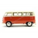 Carsdemetal.es 1963 Volkswagen T1 Classical Red/White Microbus 1:18 bem 18054