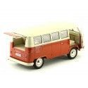 Carsdemetal.es 1963 Volkswagen T1 Classical Red/White Microbus 1:18 bem 18054