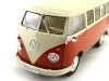 Carsdemetal.es 1963 Volkswagen T1 Classical Red/White Microbus 1:18 bem 18054
