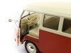 Carsdemetal.es 1963 Volkswagen T1 Classical Red/White Microbus 1:18 bem 18054
