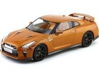 2017 Nissan Skyline GT-R R35 Naranja 1:18 Triple-9 1800198